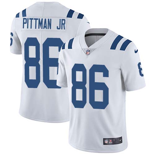 Nike Colts #86 Michael Pittman Jr. White Youth Stitched NFL Vapor Untouchable Limited Jersey